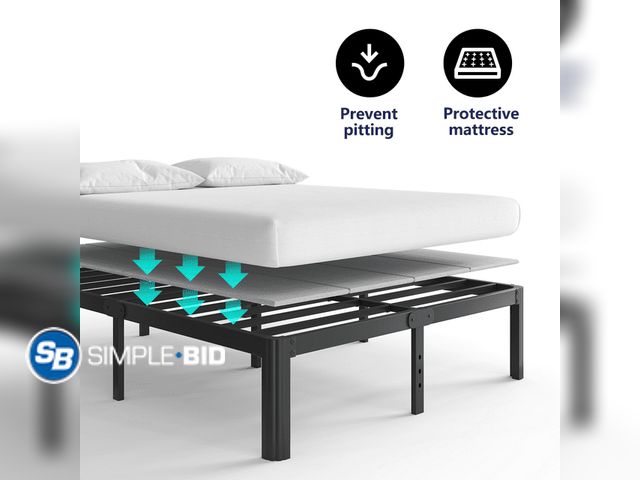 Lot 58-26221 - New Bunkie Board Full Size, Fully Assembled, Low Profile Bed Support