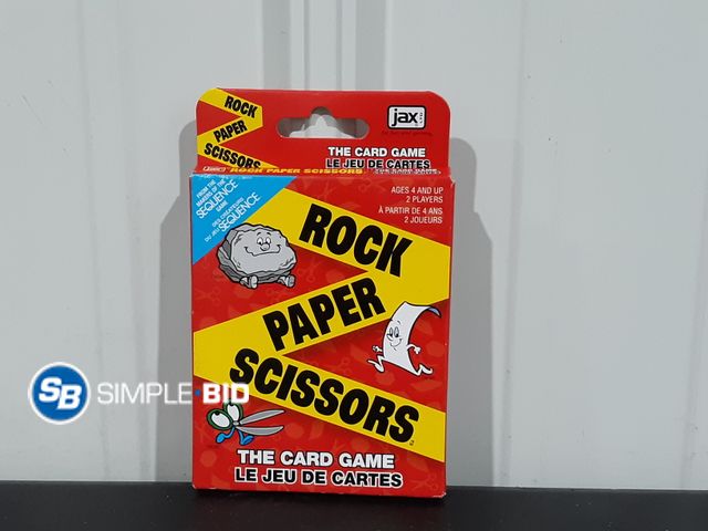 Lot 58-22059 - Rock, Paper, Scissors Card Game