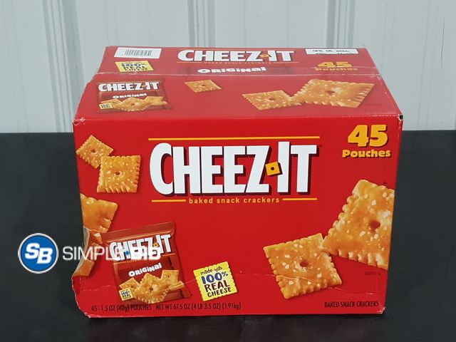 Lot 58-25987 - CheeZ-Its - Original - individually packages - 45 - unopened