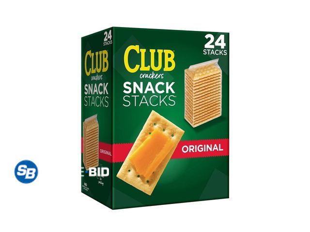 Lot 58-80256 - Keebler Club Crackers Snack Stacks (24 Count) - unopened - expired