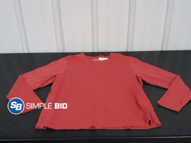 Lot 58-34362 - LL Bean Red Long Sleeve Shirt - Size 1xReg - Light use