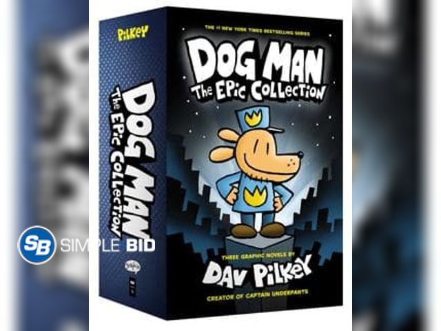 Lot 58-50882 - New DOG MAN The epic Collection - 3 Graphic Novels - unopened - sealed box