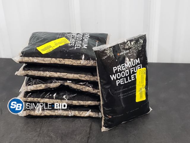Lot 58-83090 - Lot of (6)  Premium Wood Fuel Pellets 1lb Bag each - unopened