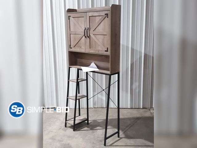 Lot 58-26834 - Behind the Toilet Shelf/Cupboard - New