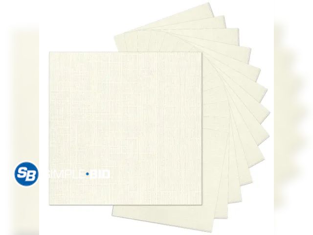 Lot 58-74146 - New 100 Sheets Cream Cardstock 8.5 x 11 Ivory Paper