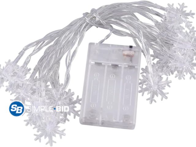 Lot 58-52903 - New MAGICLULU 10m 80 Led Battery- Projector Light String for Christmas Party Wedding Outdoor Indoor ...