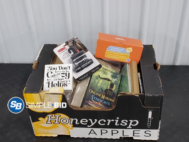 Lot 58-80966 - BOX of small amazon items and more - various items - unused