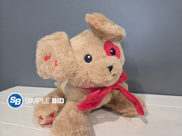 Lot 58-57727 - New Super Cute Soft plush Dog -- just in time for Valentine's