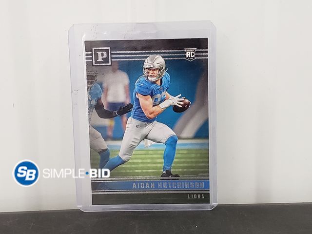 Lot 58-36584 - Collectible Cards Detroit Lions Aidan Hutchinson Football Card - 2022 Panini