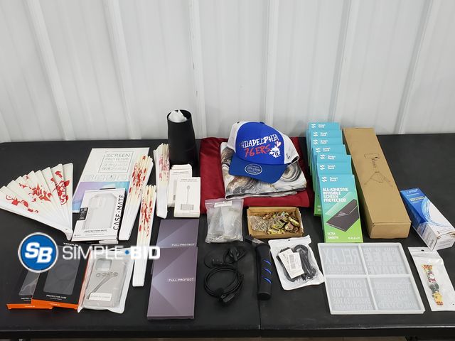 Lot 58-52142 - BOX of Small amazon items and more - variety of items - unused