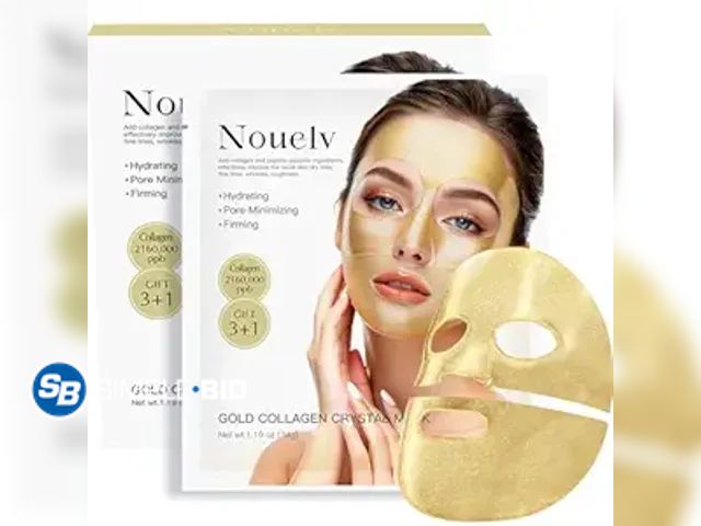 Lot 58-57862 - New Nouelv Gold Collagen Crystal Masks - 4 in box