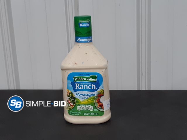 Lot 58-60915 - Hidden Valley RANCH 40 fl oz unopened