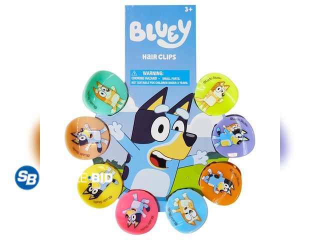 Lot 58-63188 - New LUV HER Bluey Girls Butterfly Hair Clips - 8 Cute Hair Clips with Small Soft Claw, Clips for Eve...