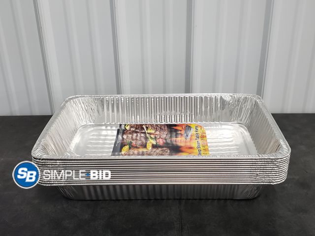 Lot 58-41497 - Lot of (14) New Full Size Deep Steam Table Pans