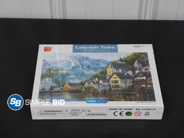 Lot 58-21386 - New Lakeside Town Jigsaw puzzle 500 pieces