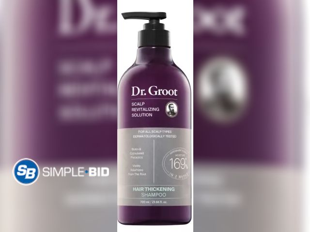 Lot 58-68485 - Dr. Groot Scalp Revitalizing Shampoo 23.6 fl oz – Hair Thickening - Full Bottle - unopened