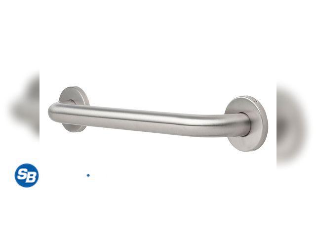 Lot 58-60328 - New Mainstays 16 in Grab Bar with 1.25 in Diameter, Concealed Screws, Stainless Steel