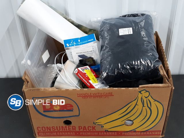 Lot 58-59660 - BOX of small amazon items - variety of items - unused