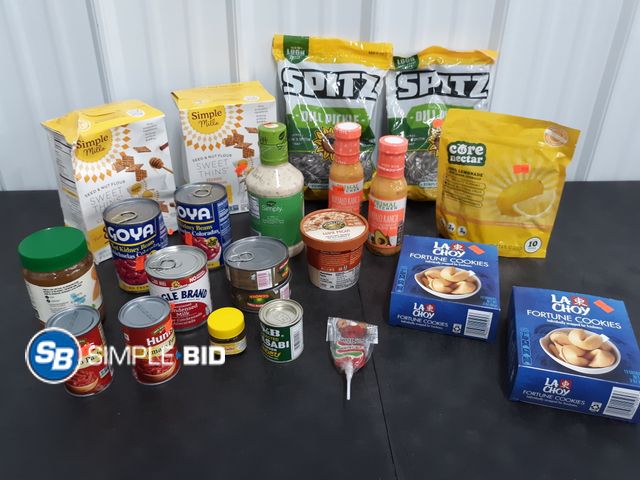 Lot 58-83401 - FOOD LOT! Lot of Various Foods - unopened - expired