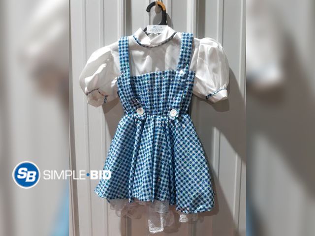 Lot 58-32690 - Dorothy of Wizard of Oz Costume - Kids Small - Appears Unused