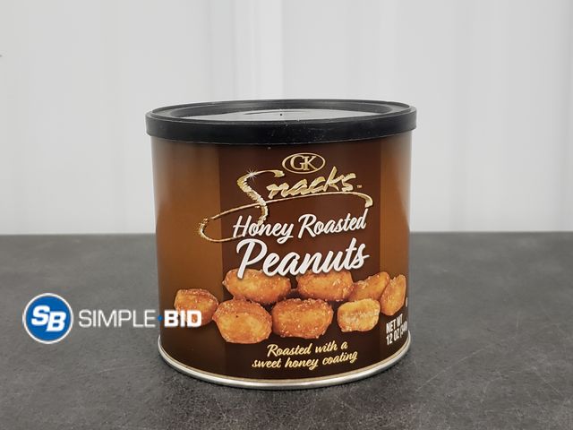 Lot 58-29725 - Honey Roasted PEANUTS 12 oz - unopened