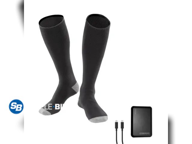 Lot 58-68755 - 32 Degrees Rechargeable Heated Socks - SIZE M - does not come with battery