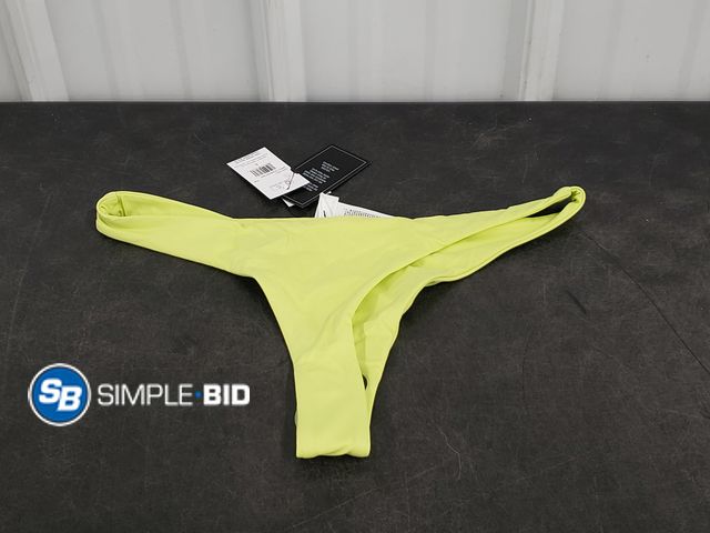 Lot 58-59891 - New Women's Volcom Standard Midnight Lily Skimpy Bikini Bottom, Black - SIZE L