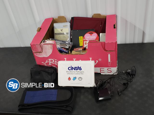 Lot 58-29995 - BOX of small amazon items and more - variety of items