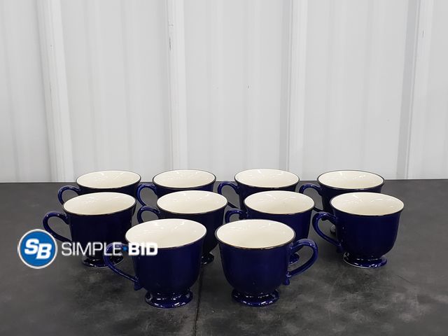 Lot 58-57292 - Lot of (10) Porcelain Coffee Tea Cups