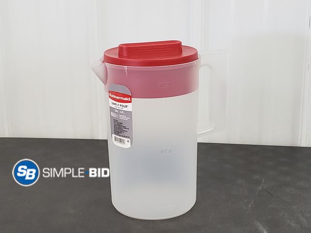 Lot 58-65623 - Rubbermaid Simply Pour 1 Gallon Pitcher - New