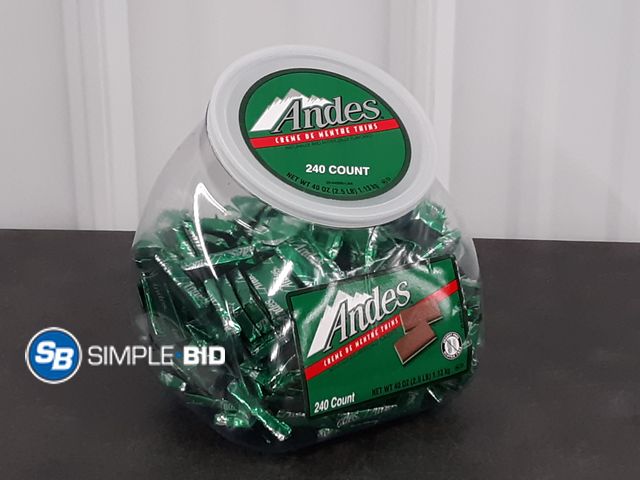 Lot 58-37691 - Andes Mints Changemaker (240 Ct) - individually wrapped - unopened
