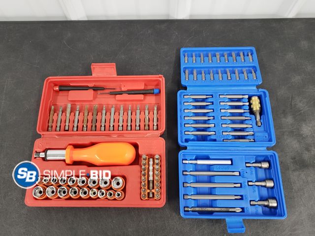 Lot 58-39930 - (55) Pc Screwdriver &amp; Power Bits Set &amp; Companion Bit Set