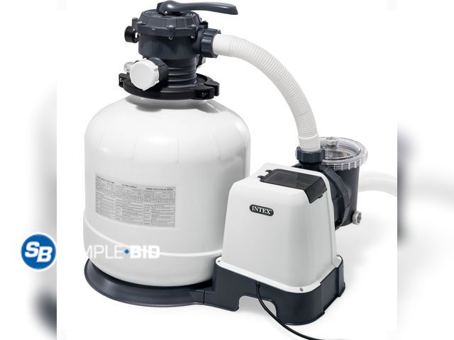 Lot 58-55913 - New Intex 26651EG 3,000 GPH Above Ground Pool Sand Filter Pump with Auto Timer