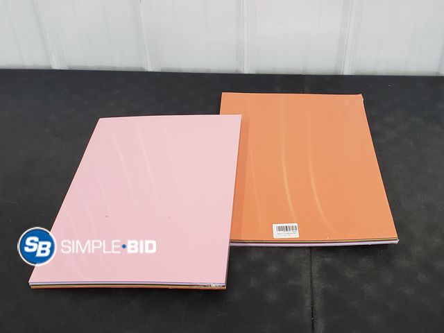 Lot 58-74755 - Lot of (2) Construction Paper Packs 11 1/2" x 16 1/2"