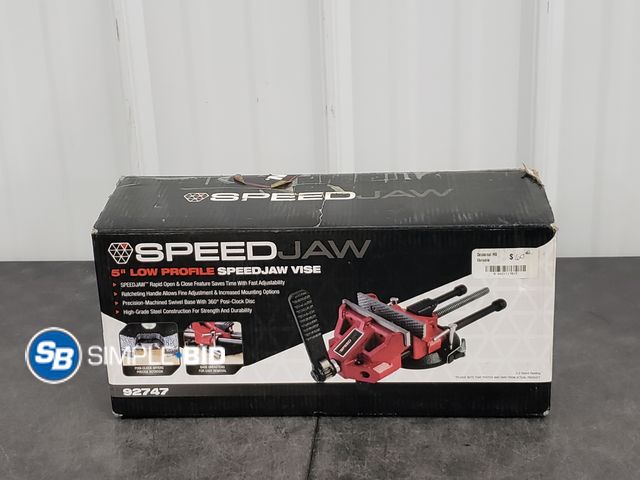 Lot 58-57636 - Bench Vice, Speed Jaw 5" Low Profile Speed Jaw - Unused