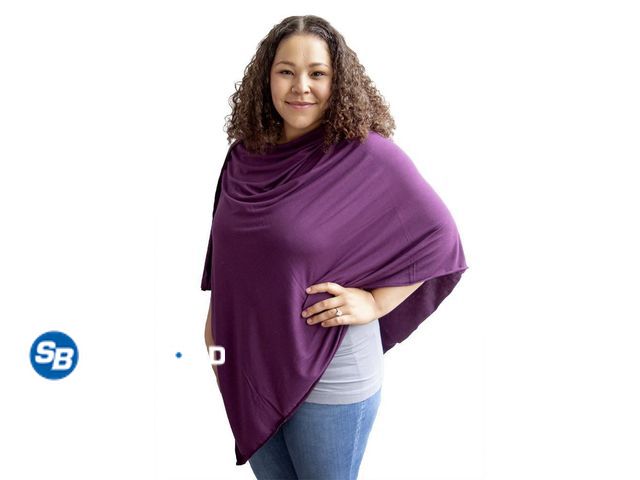 Lot 58-30007 - New Bamboobies® Nursing Cover for Breastfeeding | One Size Fits All | Also Works as Car Seat Cover f...