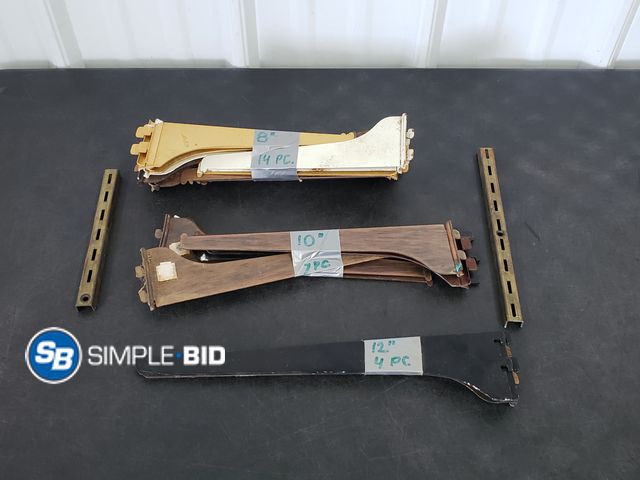 Lot 58-83055 - Large lot of Misc Shelving Brackets