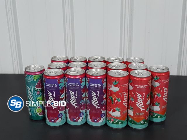 Lot 58-21541 - ALANI! Lot of (17) New Alani - STRAWBERRY Sunrise - Hawaiian Shaved Ice - Watermelon