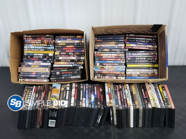 Lot 58-67510 - Lot of (100+) DVD's - Various Genres Action/Mystery/Comedy