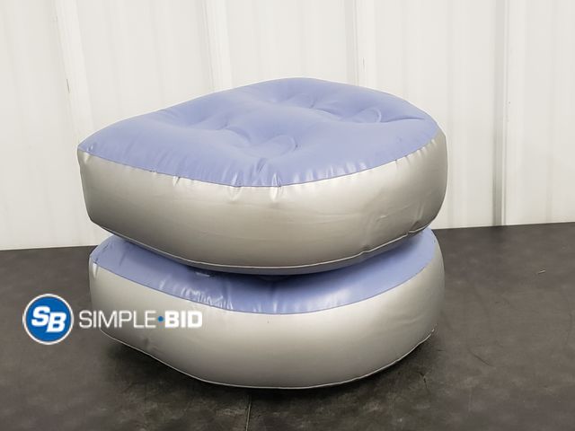 Lot 58-73305 - Lot of (2) Inflatable Seat Cushions with Suction cups on bottom - approx. 12" x 12"