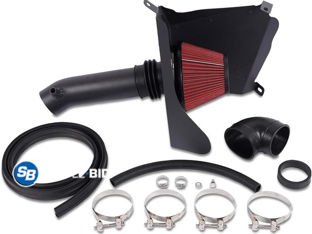 Lot 58-41638 - 10552 Cold Air Intake Set, High-Flow Air-Filter, Compatible with 1991-2001 Jeep Cherokee XJ SE l6 GA...