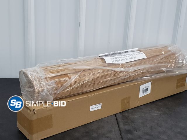 Lot 58-56917 - Cordless Bamboo Roman Shade 29" x 64"