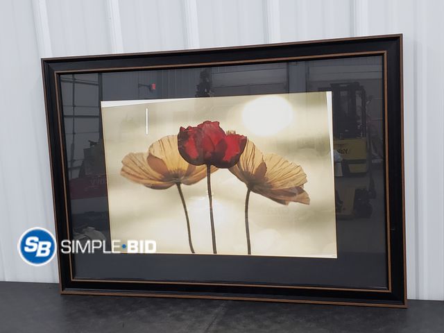 Lot 58-74234 - Decorative Floral Framed Print