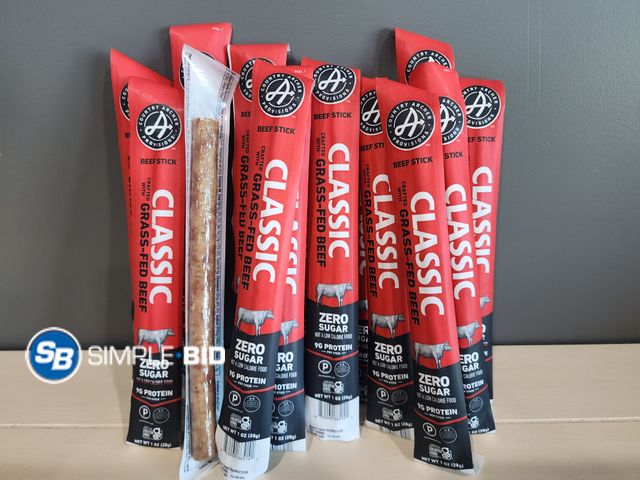 Lot 58-38398 - Country Archer Provisions FULL size BEEF STICKS - 15 individually packaged - unopened - out of box