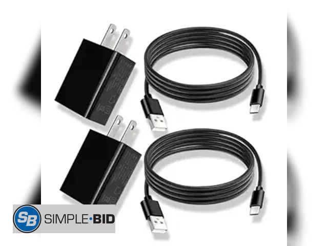 Lot 58-21691 - New 2 Pack 10ft USB C Charger Cable Cord for All-New Kindle Paperwhite 10th 11th 12th Generation 202...