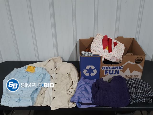 Lot 58-32424 - CLOTHING! Lot of Men, Women, Kids Clothing - variety of styles and sizes - used but in good conditio...