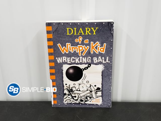 Lot 58-41174 - Diary of a WIMPY KID -- WRECKING BALL paperback book - in good condition
