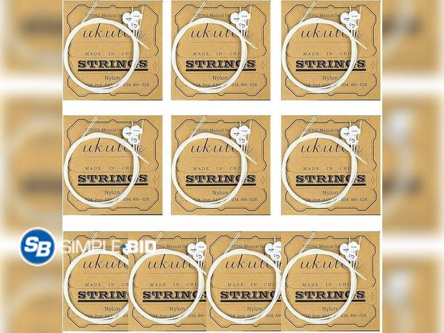 Lot 58-36434 - New 10Pack Nylon Ukulele Strings Replacement Part Accessory for Soprano (21 Inch) Concert (23 Inch) ...