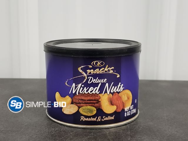 Lot 58-29723 - Deluxe MIXED NUTS - 8 oz - unopened