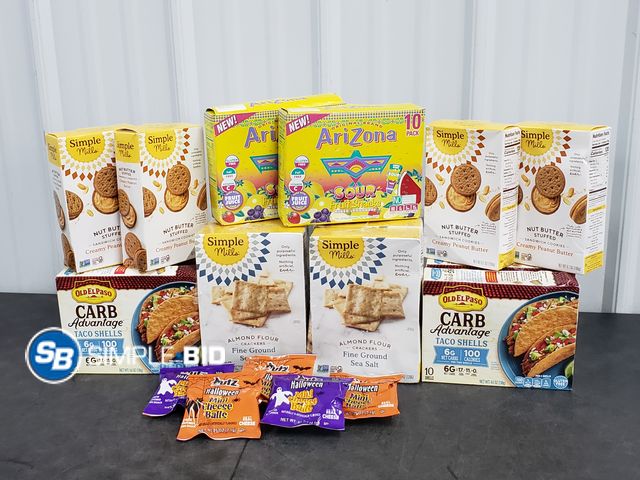 Lot 58-80900 - FOOD LOT! Lot of Various Foods - unopened - expired